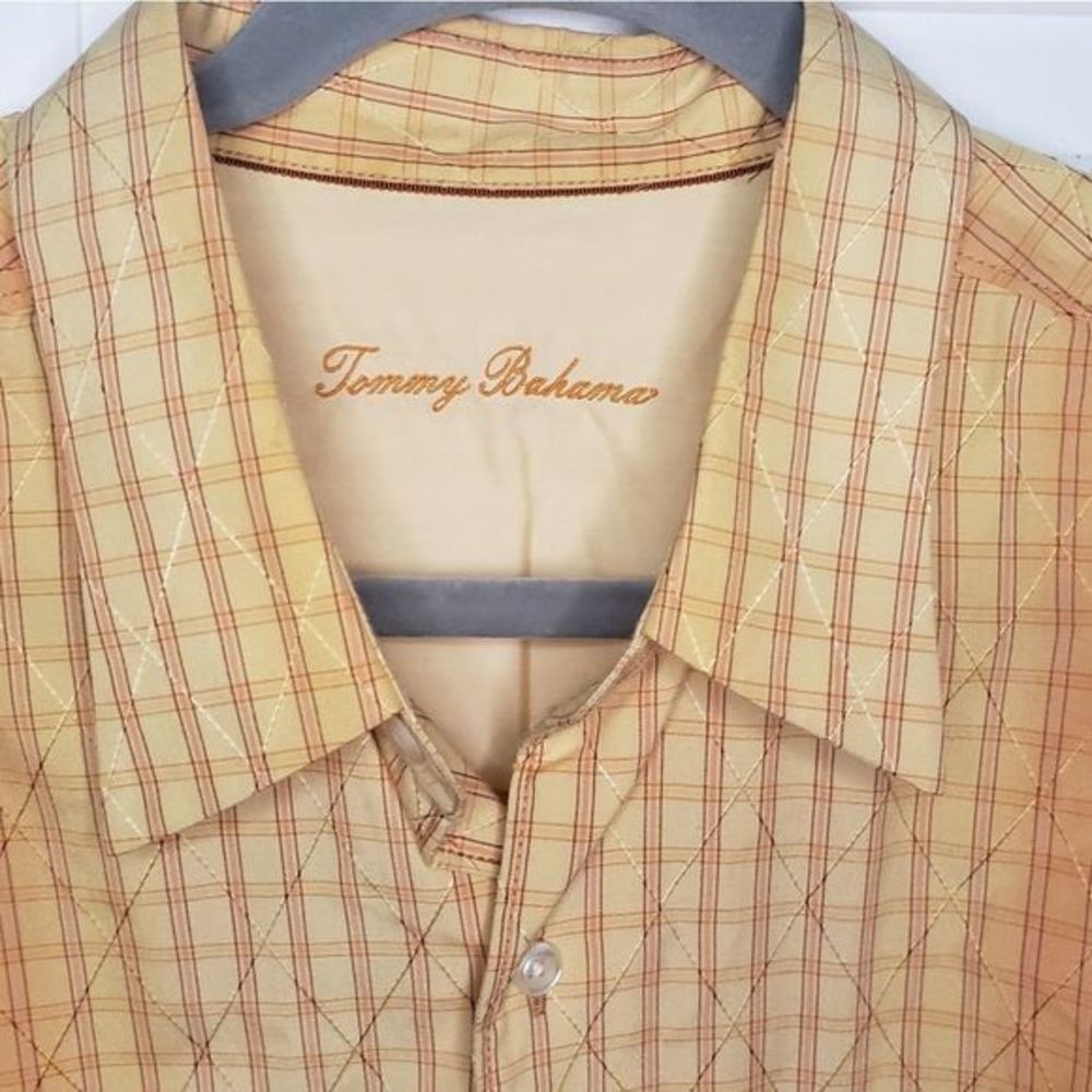 Men's Tommy Bahama Button-up Shirt Silk Blend Size XLarg, Lightweight - Picture 5 of 5